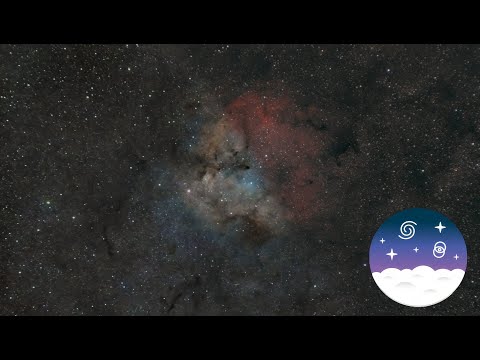 Видео: Астровыезд за IC1396. Обработка в Siril с изменением цветов.