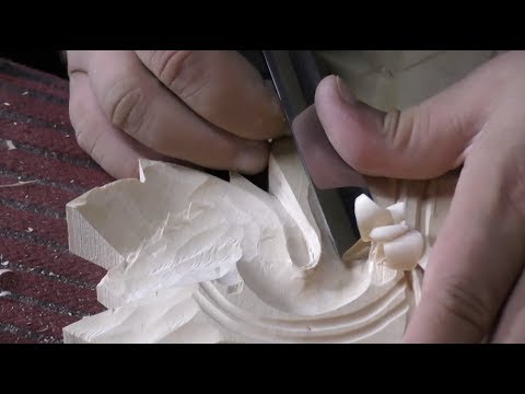 Видео: Уголок, полукруг и отлогая стамеска, уроки резьбы по дереву