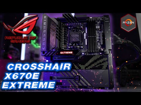 Видео: ASUS ROG CROSSHAIR X670E EXTREME Топовая материнская плата для 7950X3D