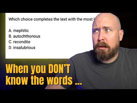 Видео: СДЕЛАЙТЕ ЭТО с незнакомыми словами на SAT