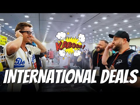 Видео: МЕЖДУНАРОДНЫЕ СПОРТИВНЫЕ КАРТОЧКИ НА ВЫСТАВКЕ BURBANK?!