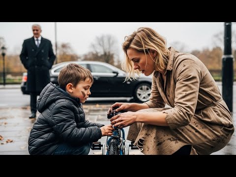Видео: Починила велик мальчику, а его отец-миллионер сделал ей предложение…