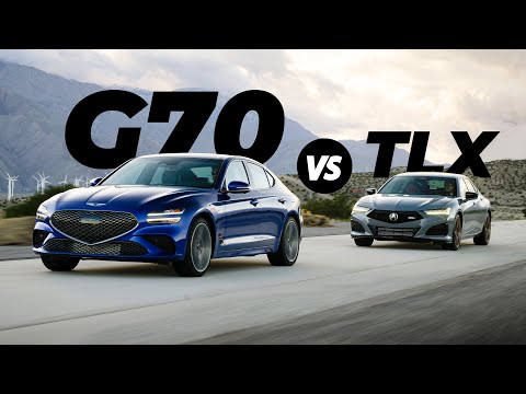 Видео: Сравнение Acura TLX Type S и Genesis G70: жизнь за пределами BMW