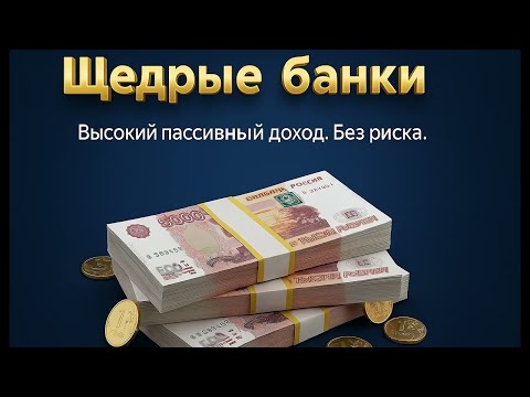Видео: ЩЕДРЫЕ БАНКИ ДЛЯ ТЕХ, КТО ПОНИМАЕТ (кэшбэк, пассивный доход, доход без вложений)