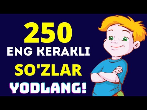 Видео: КУНДАЛИКДА ЭНГ КУ́П ИШЛАТИЛАДИГАН 250 ТА СУ́ЗЛАР