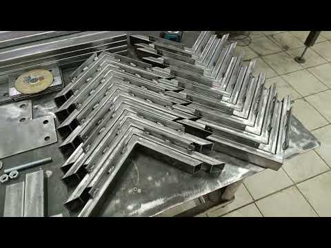 Видео: Лестница на металлокаркасе от "Мастерской СвАртур".Staircase on a metal frame. "SvArthur Workshop"