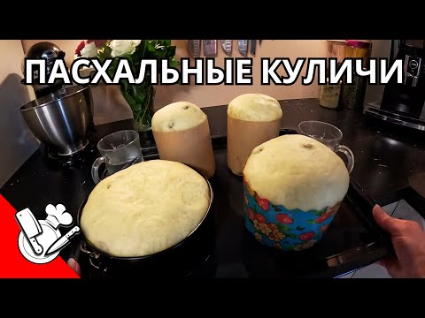 Видео: Куличи на пасху! Мягкие и нежные как пух✨️ Быстрый рецепт✨️