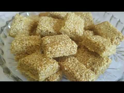 Видео: Քունջութով կոզինախ👍 Козинак с кунжутом