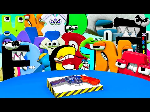 Видео: РУССКАЯ РУЛЕТКА ВСЕ БУКВЫ АЛФАВИТ ЛОР В ГАРРИС МОД! ALPHABET LORE Garry`s Mod!
