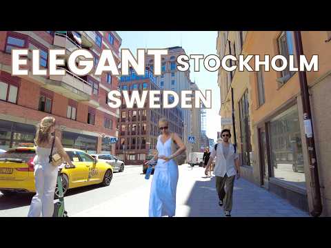 Видео: 4K Прогулка по Швеции 🇸🇪 🍷 Очаровательный центр Стокгольма