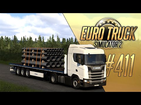 Видео: БЕСКРАЙНИЕ ПРОСТОРЫ СЕВЕРНОЙ ТАЙГИ — Euro Truck Simulator 2 (1.55.1.5s) [#411]