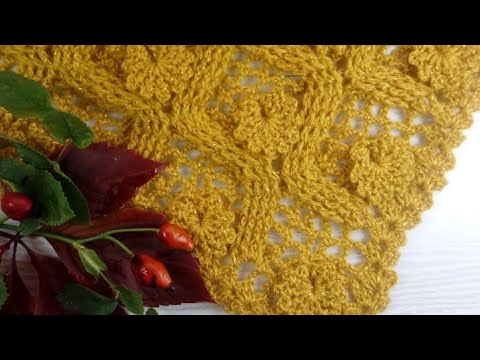 Видео: Новинка💥.Изюминка в шали❤️ "Осенний листопад '👍Авторский узор.