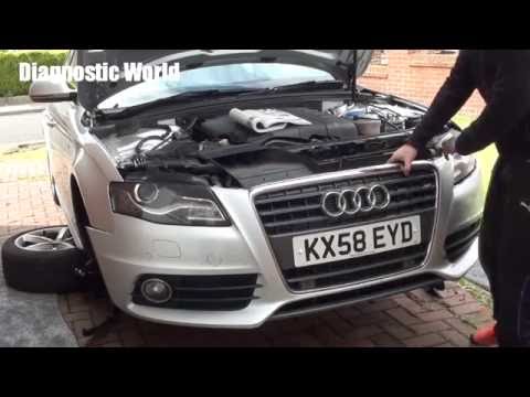 Видео: Снятие переднего бампера Audi A4 B8 моделей 2008–2015 годов