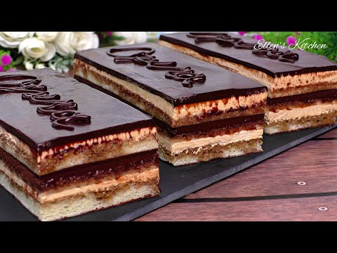 Видео: Легендарный торт «Опера»! Это божественный вкус!