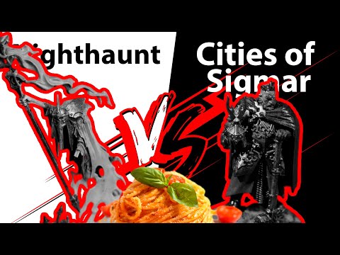 Видео: Nighthaunt vs Cities of Sigmar | Паста Горя