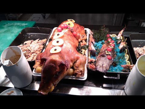 Видео: Кулинарная прогулка в ресторане отеля Wave Resort Hotel