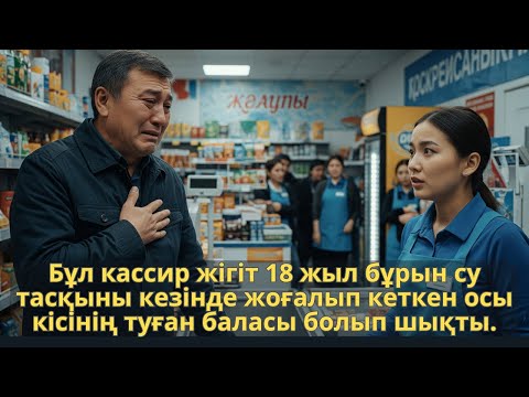 Видео: Кассир жігіт – 18 жыл бұрын су тасқынында жоғалған туған баласы екен! Ешкім естімеген әңгіме
