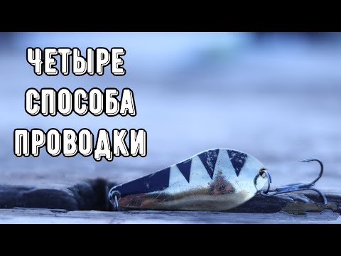 Видео: Как проводить КОЛЕБЛЮЩУЮСЯ блесну? ЧЕТЫРЕ СПОСОБА