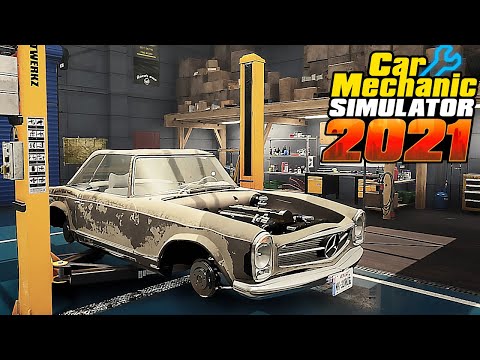 Видео: Реставрация Mercedes-Benz W113 Pagoda - Car Mechanic Simulator 2021 #262