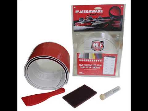 Видео: Защита киля Keel Guard для стеклопластиковой лодки, катера, гидроцикла