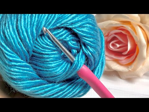 Видео: 2 РЯДА! Этот узор крючком такой красивый и простой! Красивые узоры для вязания пледов крючком для...