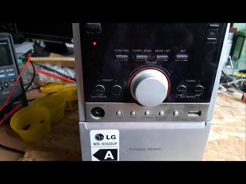 Видео: Ремонт Музыкального Центра LG XC-U12 - где собака порылась !?