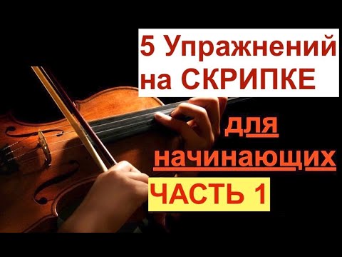 Видео: 5 Упражнений на Скрипке для Начинающих! Легко и просто с первого раза!!! ЧАСТЬ1