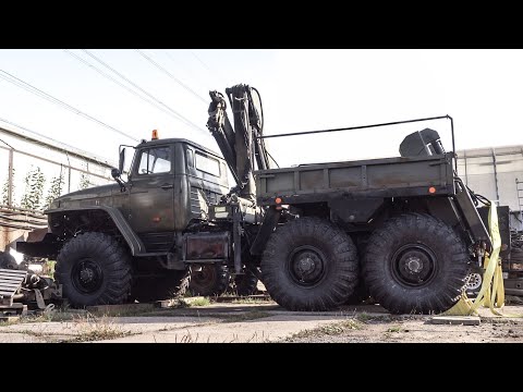 Видео: Урал 4320 МТП. Модернизация задней тележки. Часть первая.