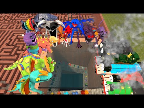 Видео: Спартанец пинает новый сад семьи Банбан. Время игры с Поппи, монстр зоономалии в Garry's Mod!