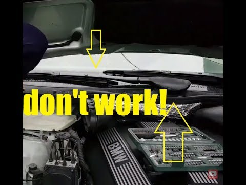 Видео: Как устранить проблему с неработающими дворниками на BMW