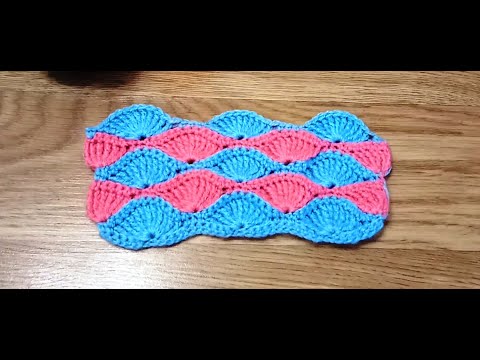 Видео: Вяжем 💎 Красивый  УЗОР "Разноцветные Ракушки" 💎 Веерочки