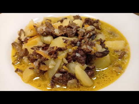 Видео: Картофель тушёный с грибами. Как подготовить сухие грибы к приготовлению.