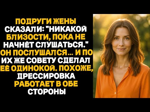 Видео: «Подруги жены сказали: “Никакой близости, пока не станет послушным” — Он стал… но послушал их совет