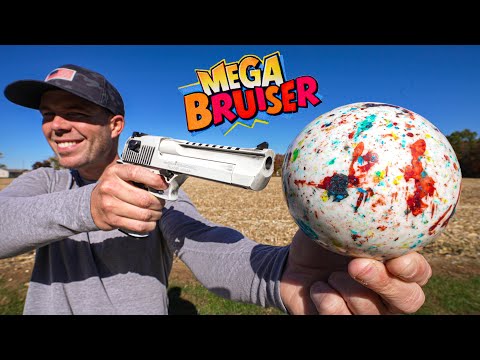 Видео: Может ли гигантский леденец остановить пулю?! (Самая твёрдая конфета в мире)