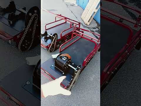 Видео: мотобуксировщик с электроприводом