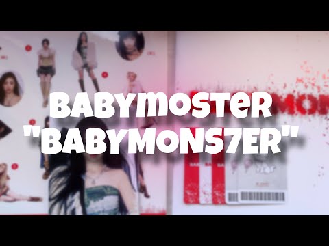 Видео: Мой первый kpop альбом Babymoster -  BABYMONS7ER (PHOTOBOOK VER.) предзаказ YGSELECT карточки Чикиты