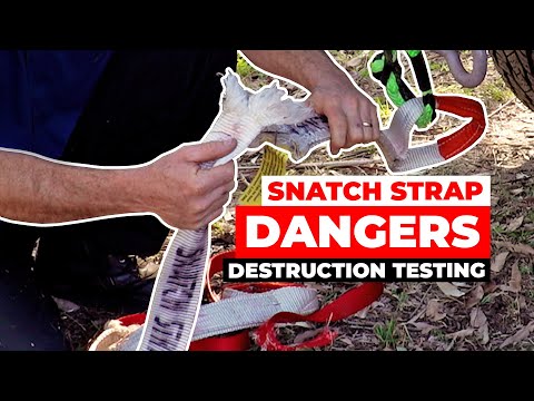 Видео: Опасности, связанные с извлечением строп – испытания на разрушение