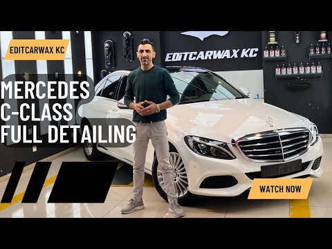Видео: Mercedes C-Class: Восстановление краски, защита и детальная очистка интерьера: Пошаговое руководство