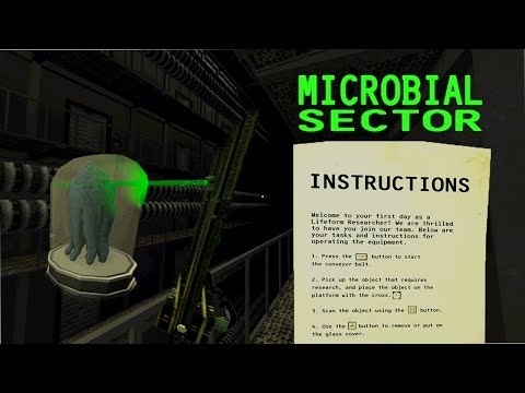 Видео: Стажёр в микробиологической лаборатории. Инди-Хоррор. ❂ Microbial Sector.