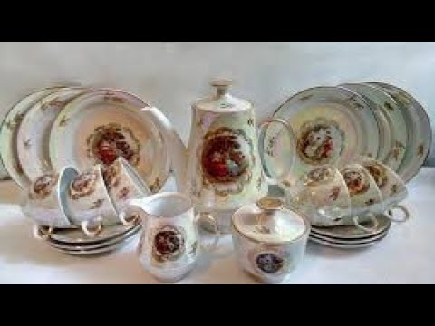 Видео: Мейсенский фарфор.  Немецкий сервиз "Мадонна"