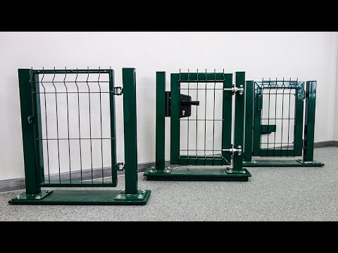 Видео: 3D калитка для 3д забора