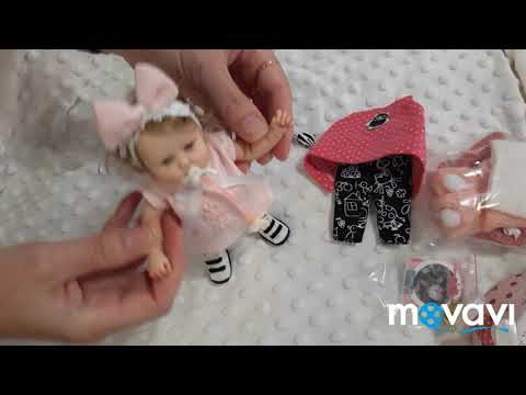 Видео: Обзор мини Реборна годовалая малышка😄