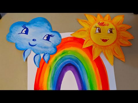 Видео: Как нарисовать РАДУГУ (RAINBOW) Поучительная сказка | НАРИСОВАТЬ СКАЗКУ