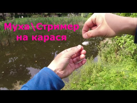 Видео: #мормышинг | Муха и Стример на Карася | Два варианта | Вяжем прямо на водоеме!!! |