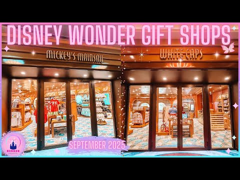 Видео: Экскурсия по сувенирным магазинам круизного лайнера Disney Wonder Cruise Ship в сентябре 2025 г. ...