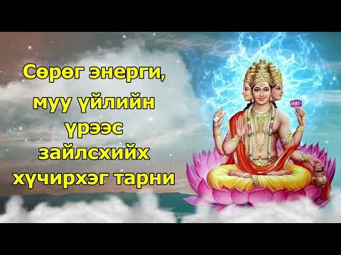 Видео: Сөрөг энерги, муу үйлийн үрээс зайлсхийх хүчирхэг тарни