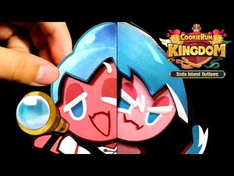Видео: Приготовление печенья со вкусом акулы щербет! / Cookie Run Kingdom | Обзор GAOMON PD1320