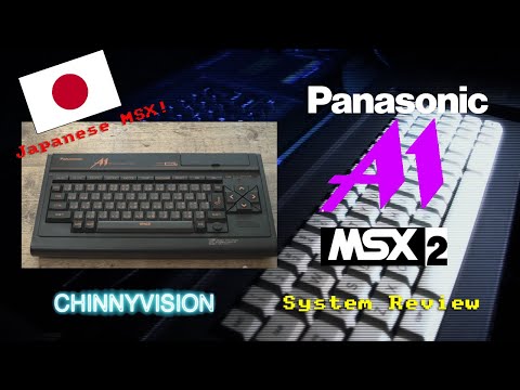 Видео: ChinnyVision - Эп. 475 - Обзор системы Panasonic MSX2 FS A1