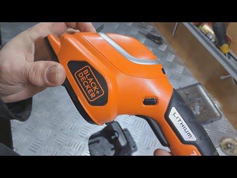 Видео: Кусторез-ножницы аккумуляторные BLACK+DECKER не заряжается - ремонт.
