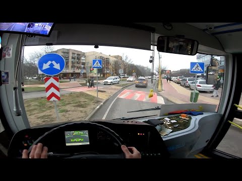 Видео: Выехал на 24 маршрут после обеда, автобус Electron